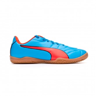 Sapatilha de Futsal Puma Classico C II Sala Niño Bleu azur-Red blast-Black
