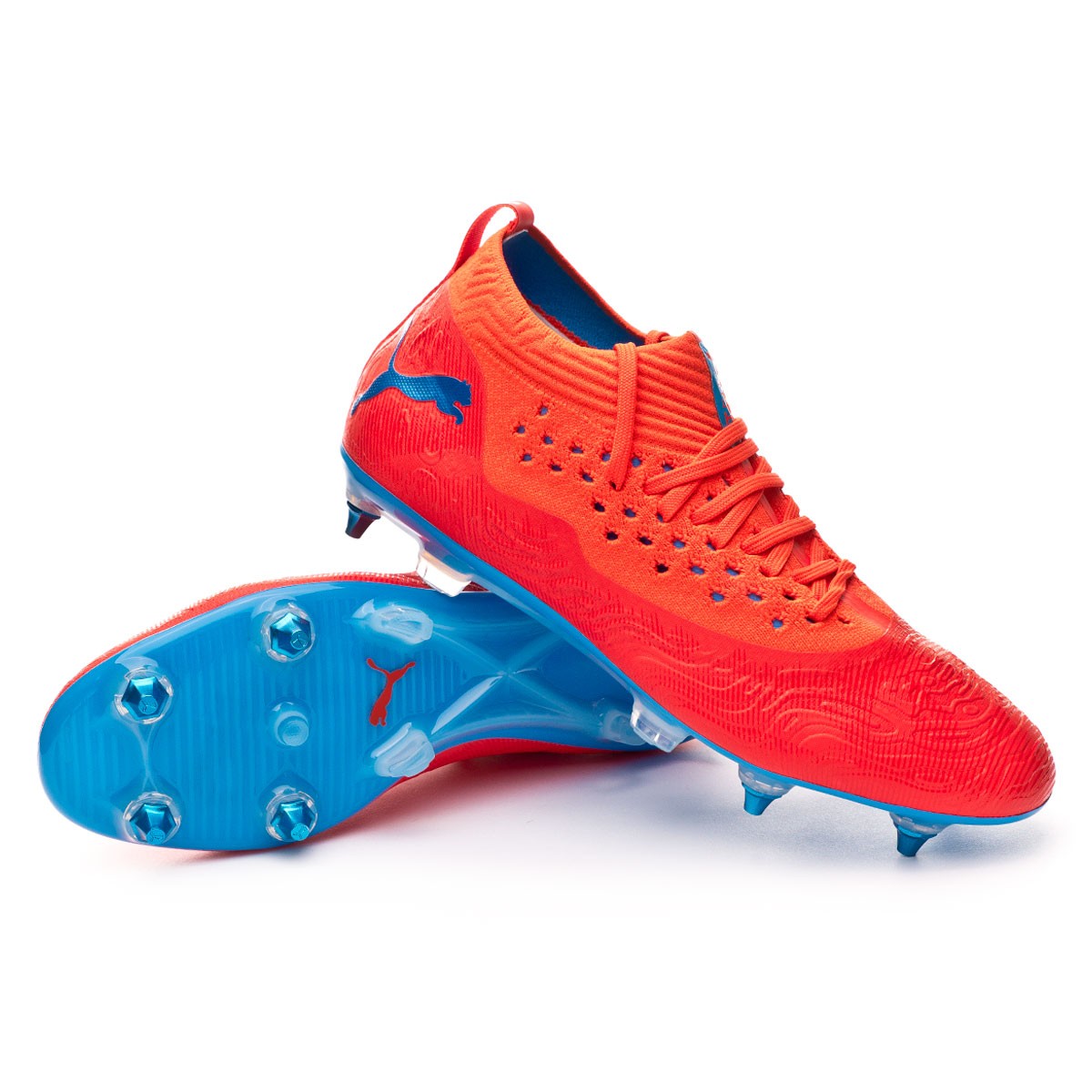 Scarpe Puma Future 19.2 Netfit Mx SG Red blast-Bleu azur - Negozio di  calcio Fútbol Emotion