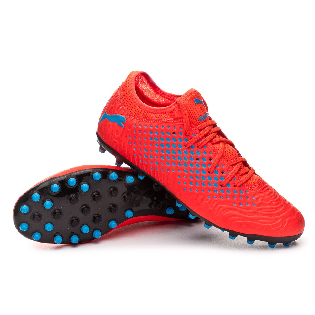 Puma Future 19.4 MG Red blast-Bleu azur 