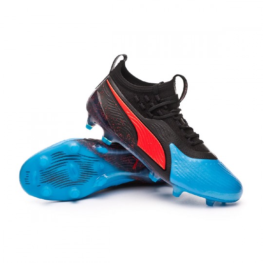 Football Boots Puma One 19.1 FG/AG Bleu 