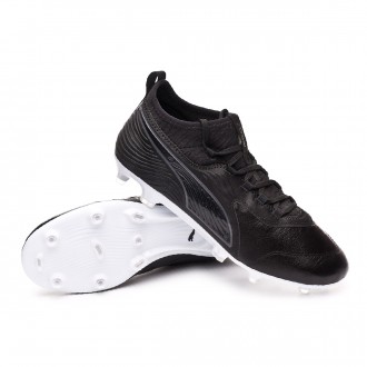 Chuteira  Puma One 19.3 FG/AG Black-White