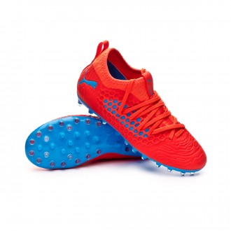 Chuteira  Puma Future 19.3 MG Crianças Red blast-Bleu azur