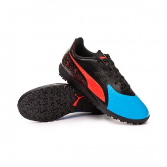 Sapatilhas  Puma One 19.4 Turf Crianças Bleu azur-Red blast-Black