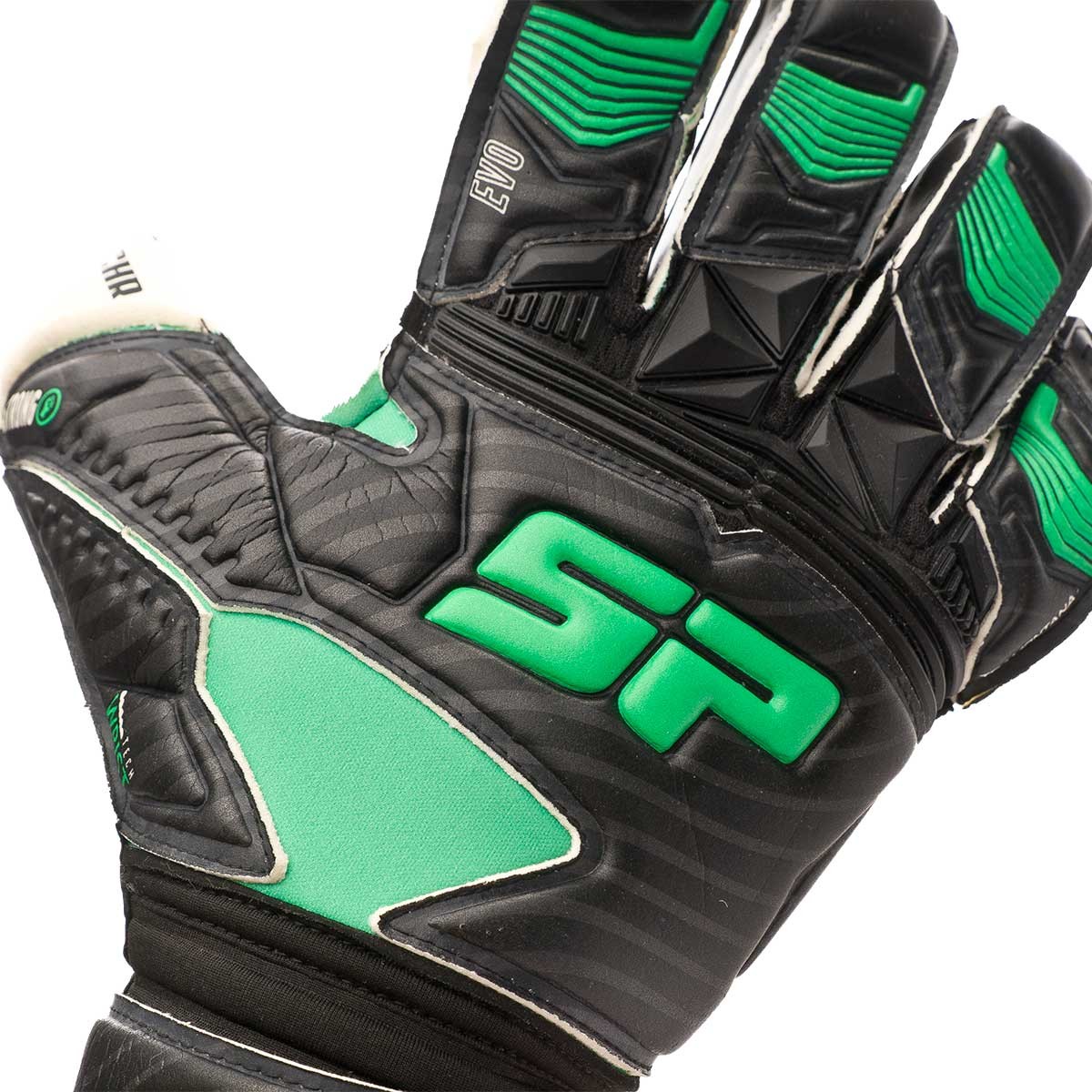 Negro-Verde SP F/útbol Mussa Strong Tramontana Duo Pro CHR Guante de Portero