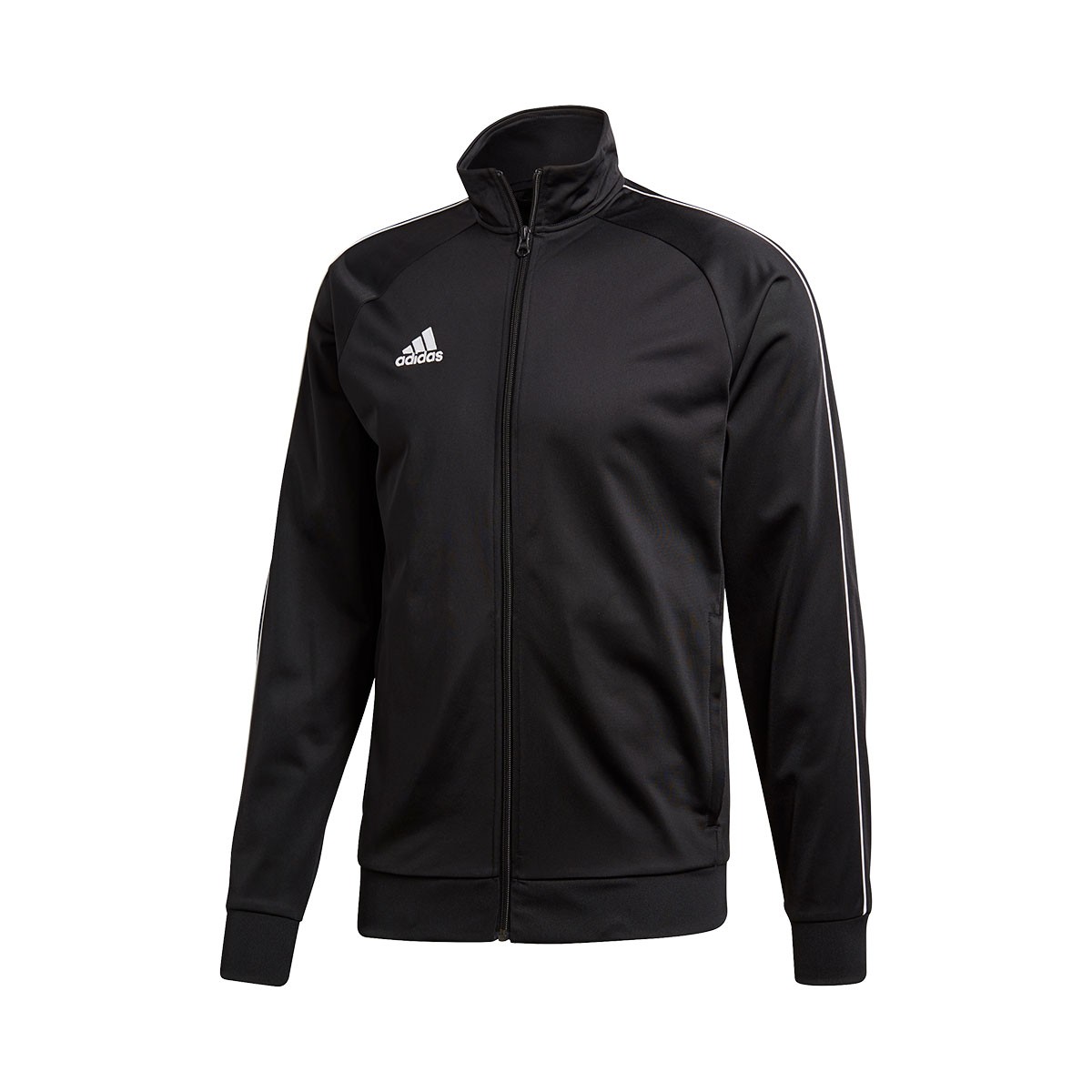 Jacket adidas Core 18 Polyester Black-White - Football store Fútbol Emotion