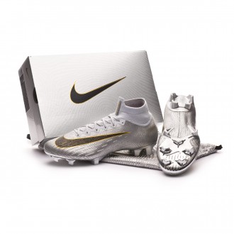 Chuteira  Nike Superfly VI Elite FG Ballon d'Or Pure platinum-Black