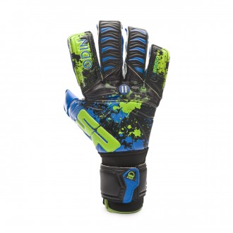 Luvas SP Fútbol Odin II Cierzo Elite Wet-Dry CHR Azul-Limão