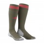 Adisock 18 Raw khaki-Shock red