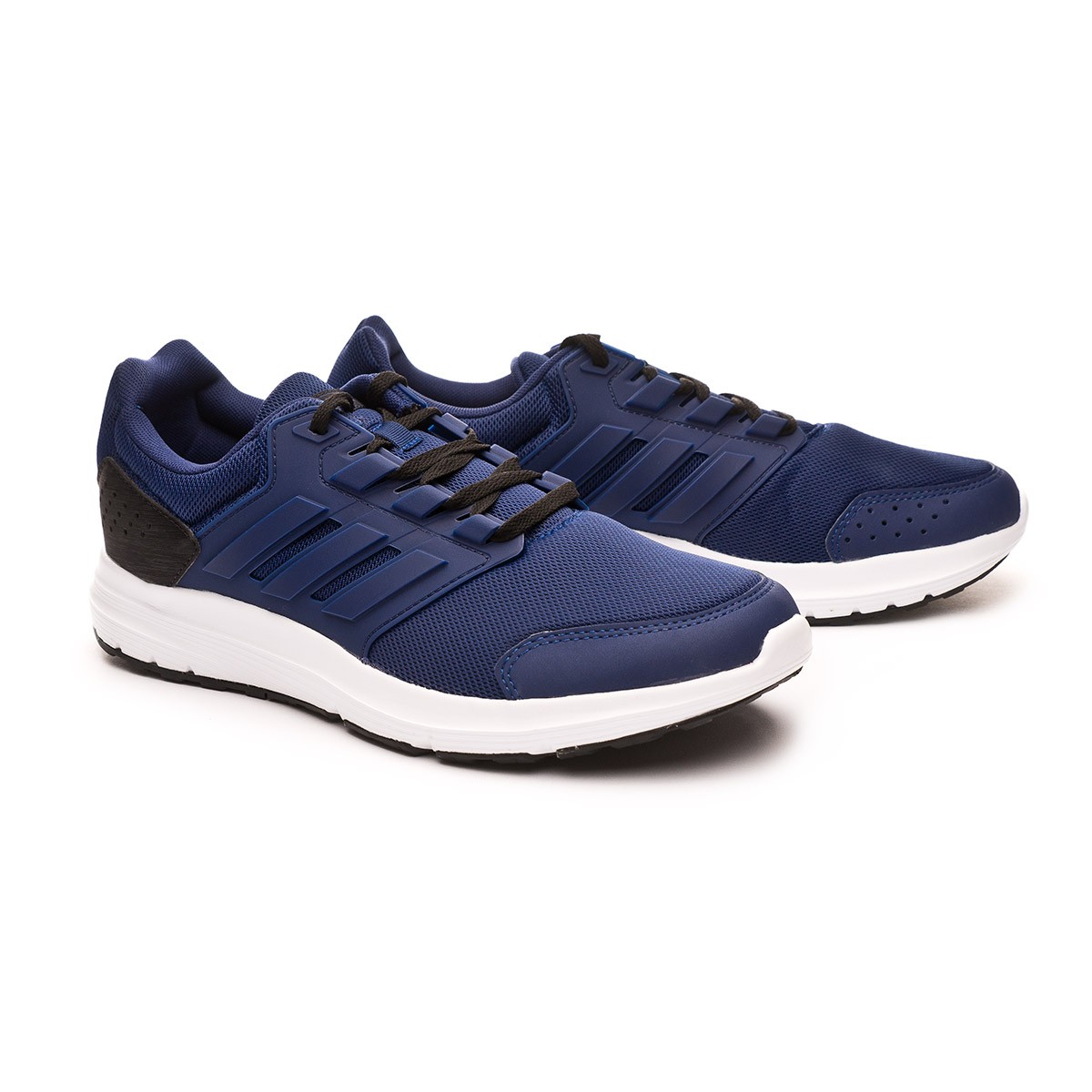 adidas blue and black trainers