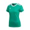 Camiseta Squadra 17 m/c Mujer Bold Green-White