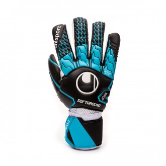Luvas Uhlsport Soft HN Competition Black-Sky blue-White