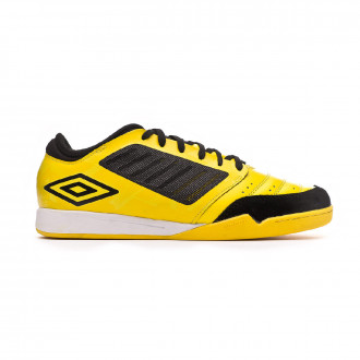 Sapatilha de Futsal Umbro Chaleira Pro IC Blazing yellow-Black-White