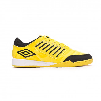 Sapatilha de Futsal Umbro Chaleira Liga IC Blazing yellow-Black-White