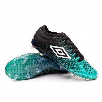 Chuteira  Umbro Velocita IV PRO FG Black-White-Marine green