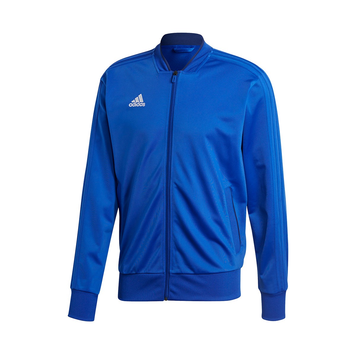 Jacket adidas Condivo 18 Polyester Bold blue-White - Football store Fútbol  Emotion