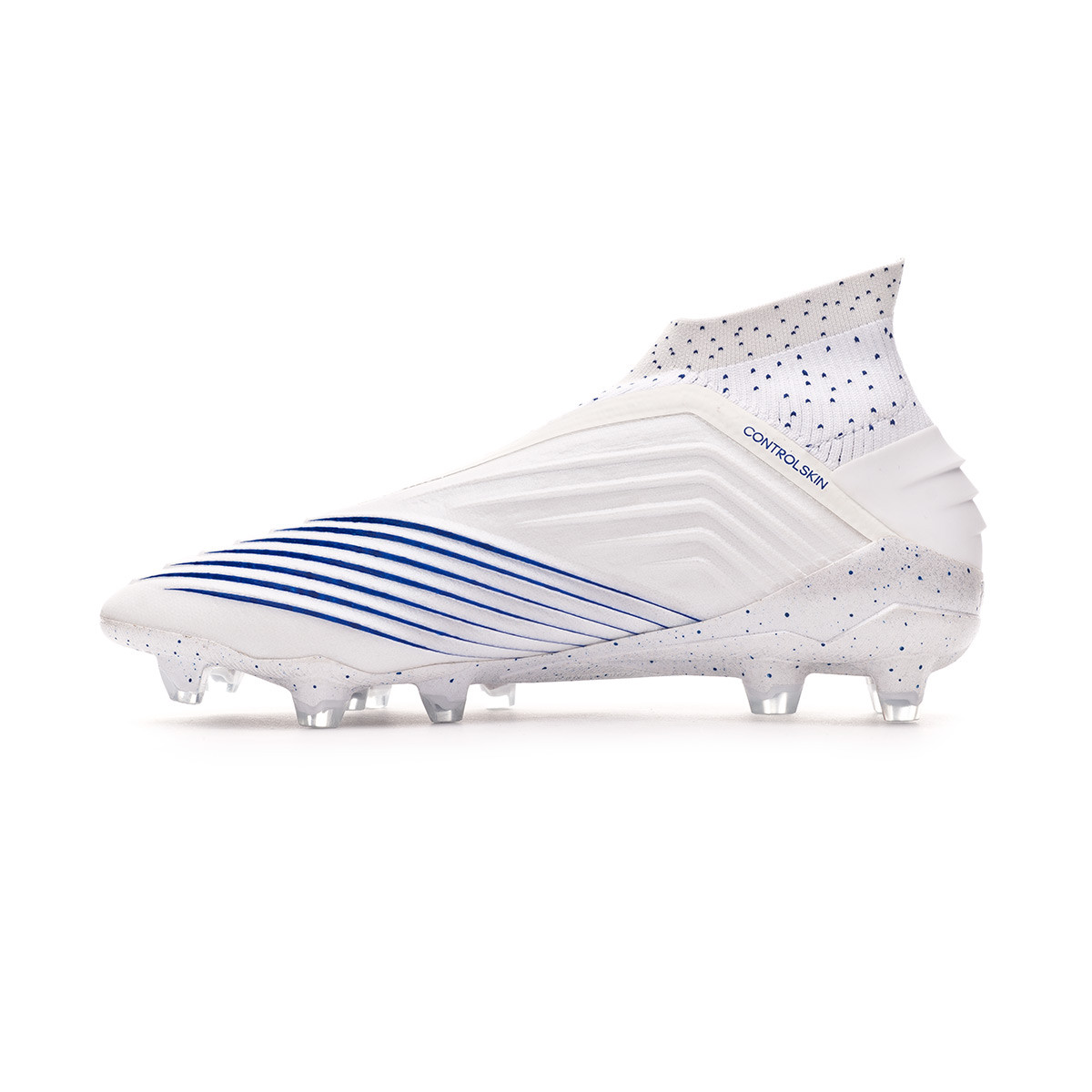 adidas white and blue football boots