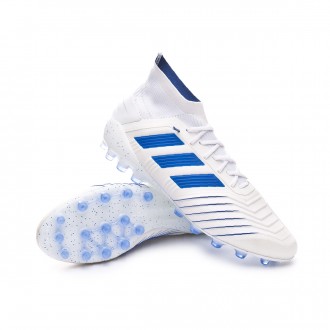 Chuteira  adidas Predator 19.1 AG White-Bold blue