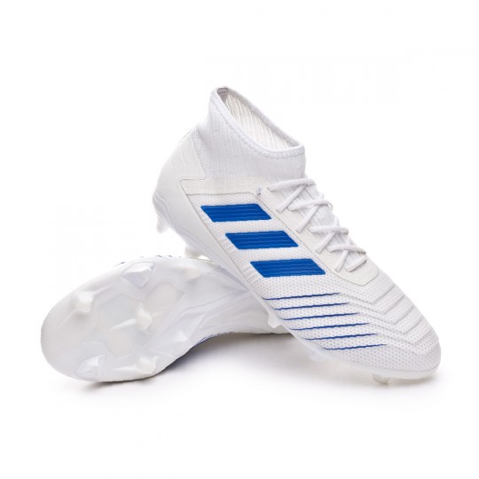 adidas football boots white and blue