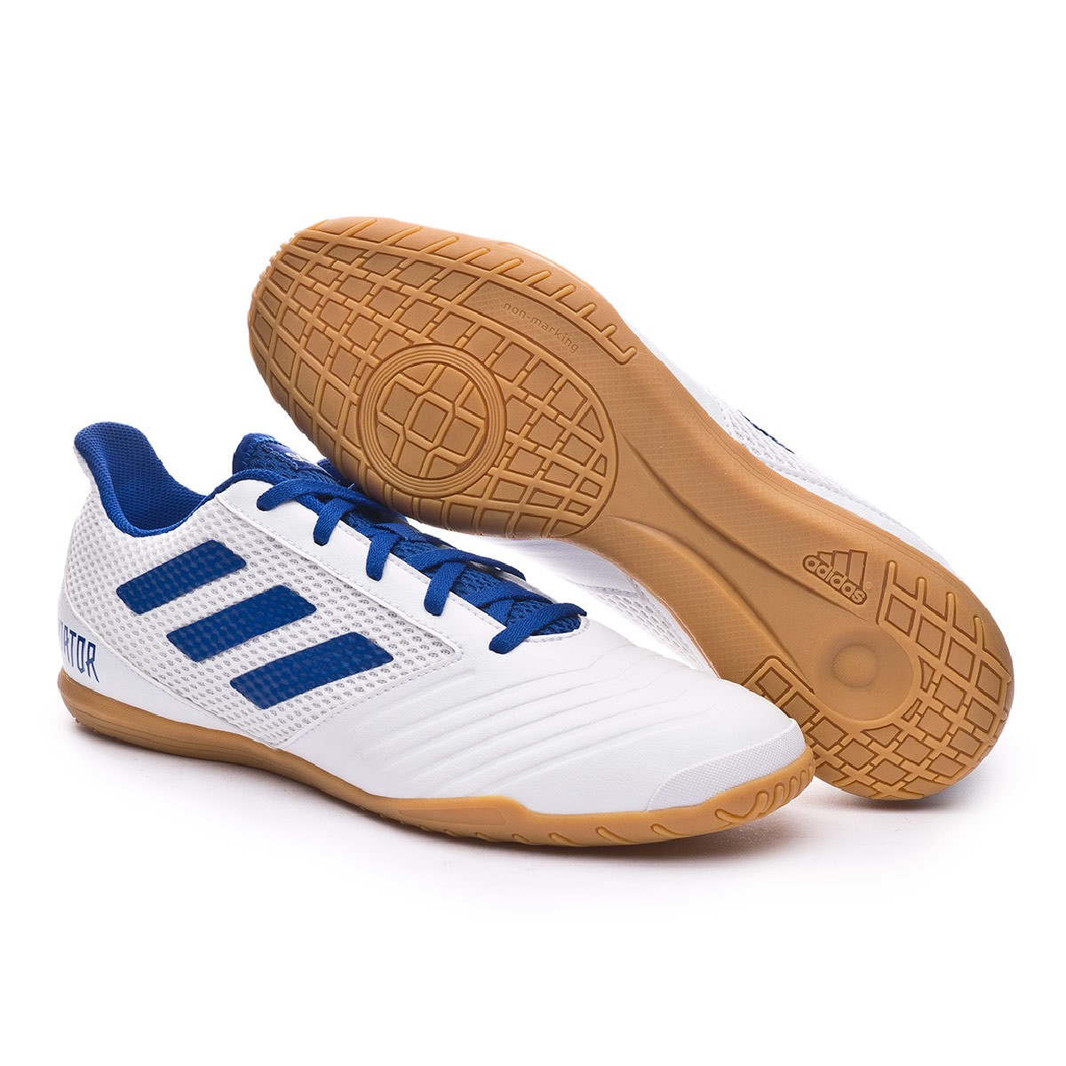 Futsal Boot adidas Predator Tango 19.4 IN Sala White-Bold blue - Football  store Fútbol Emotion