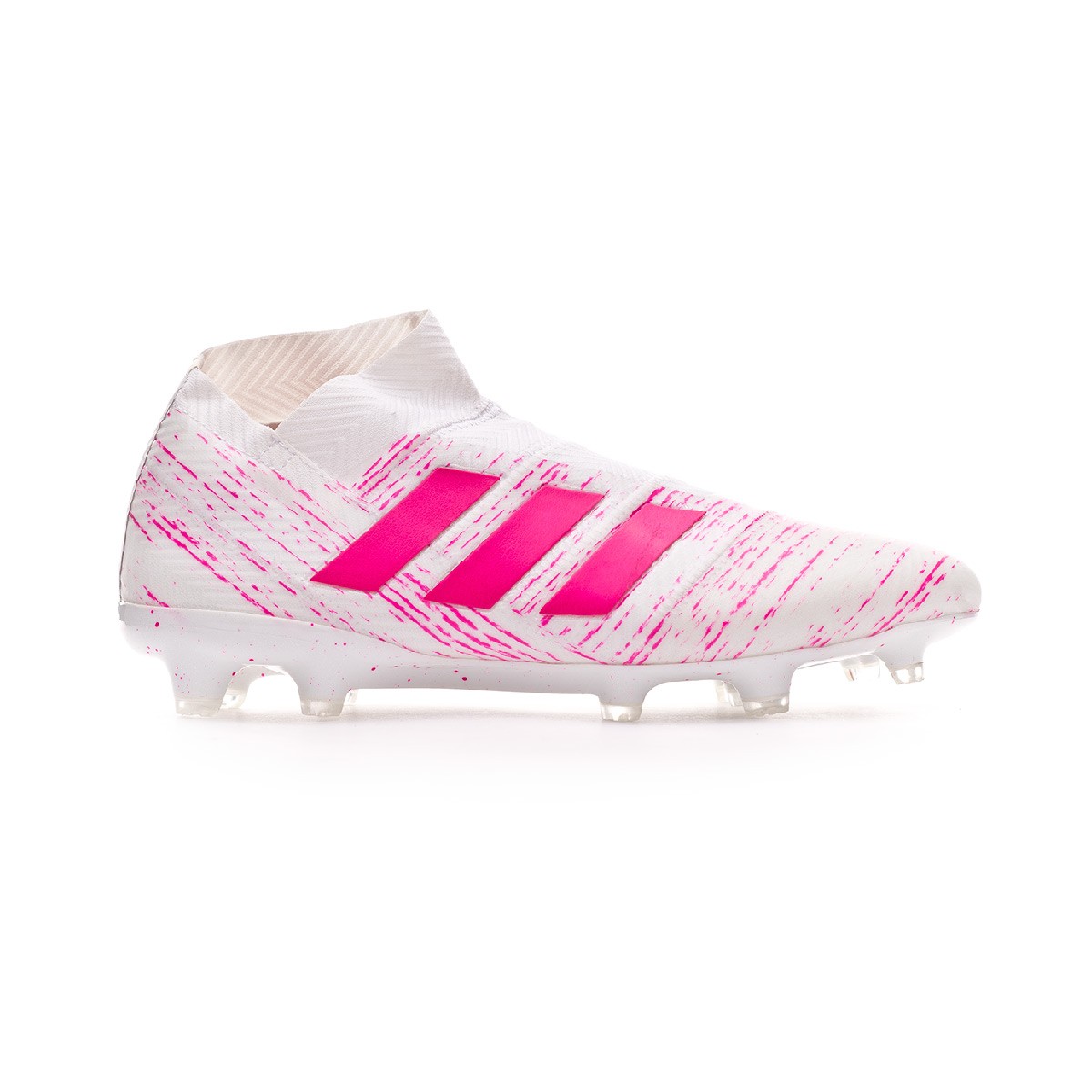 Football Boots adidas Nemeziz 18+ FG White-Shock pink - Football store  Fútbol Emotion