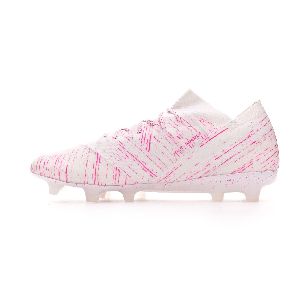 adidas white and pink football boots