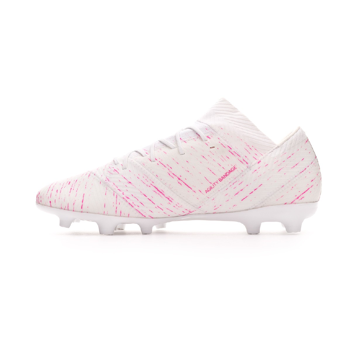 adidas white and pink football boots