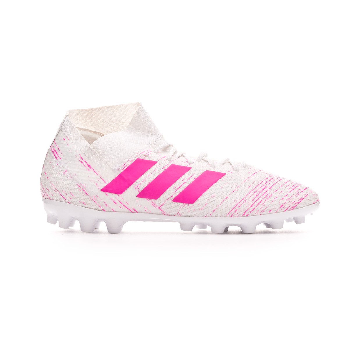 tenis de futbol rosas adidas