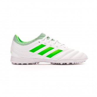 Sapatilhas adidas Copa Tango 19.3 Turf Crianças White-Solar lime