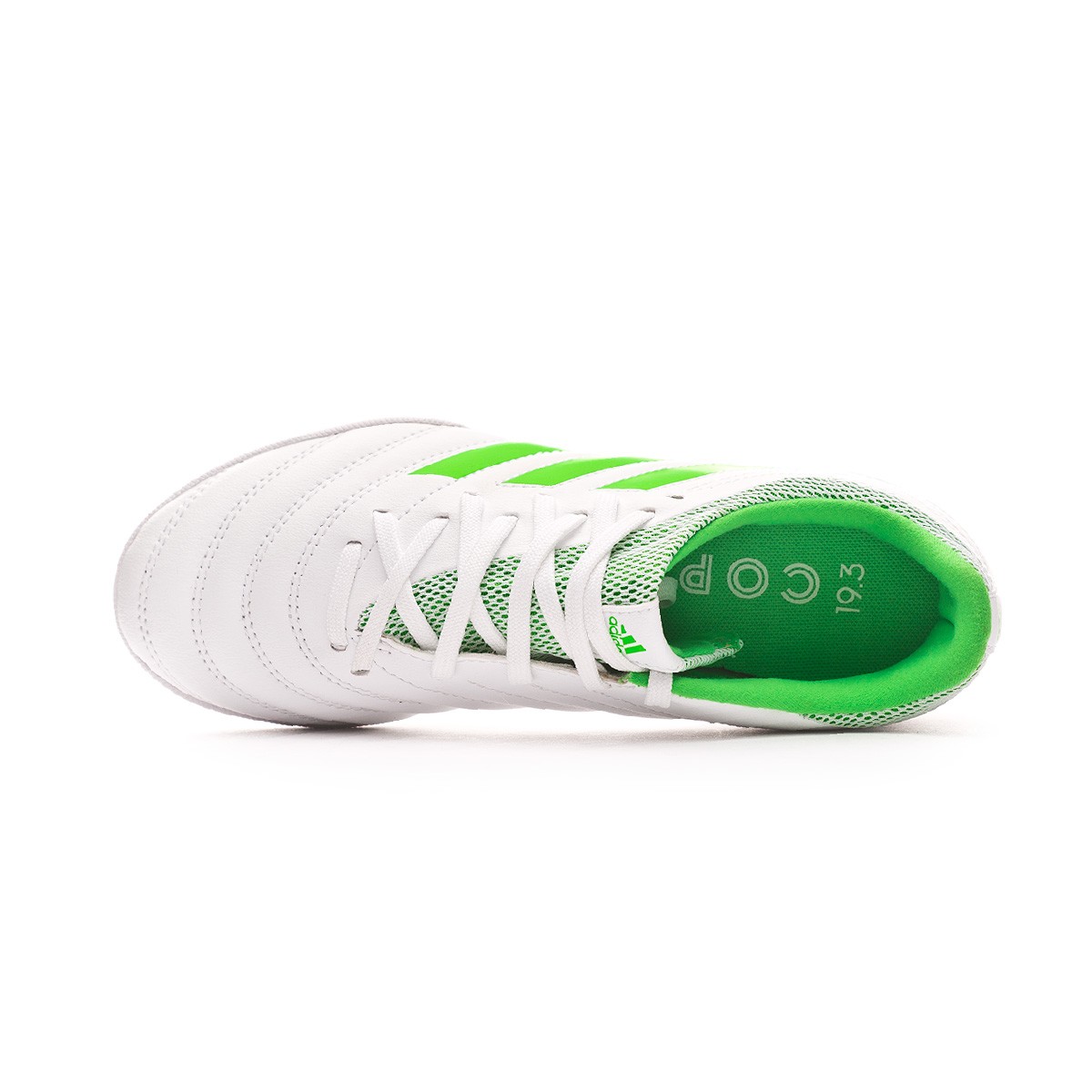 adidas copa 19.3 white green
