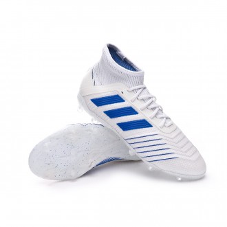 Chuteira  adidas Predator 19.1 FG Crianças White-Bold blue