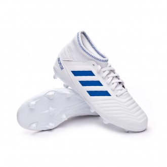 Chuteira  adidas Predator 19.3 FG Crianças White-Bold blue