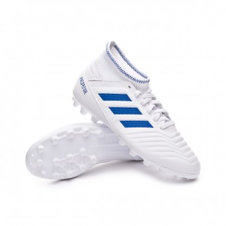 Chuteira  adidas Predator 19.3 AG Crianças White-Bold blue