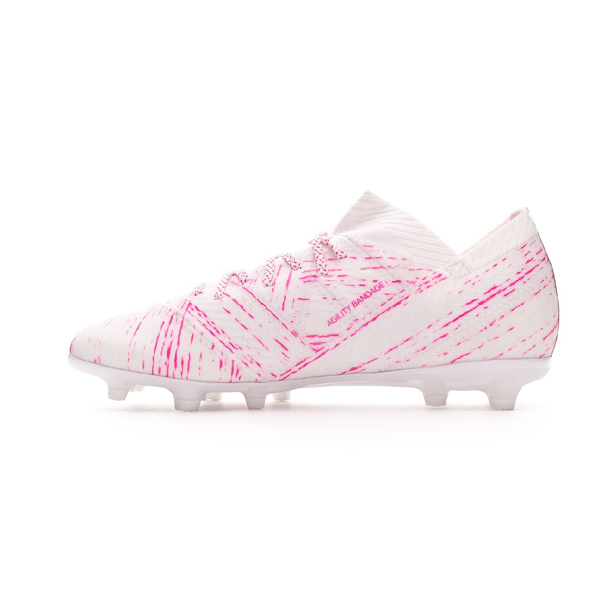 adidas white and pink football boots