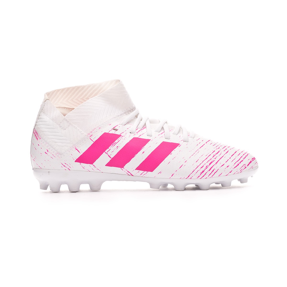 Zapatos de fútbol adidas Nemeziz 18.3 AG Niño White-Shock pink - Tienda de  fútbol Fútbol Emotion
