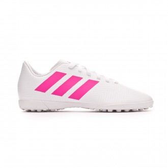 Sapatilhas adidas Nemeziz 18.4 Turf  Crianças White-Shock pink