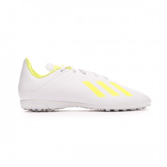 Sapatilhas adidas X Tango 18.4 Turf Crianças White-Solar yellow-White