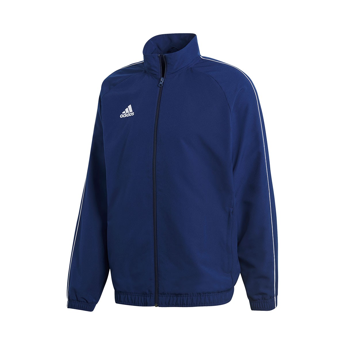 blue and white jacket adidas