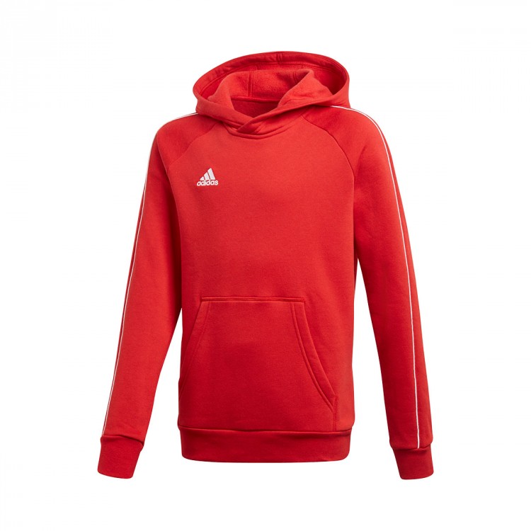 Felpa adidas Core 18 Hoody Junior Power red-White - Negozio di calcio  Fútbol Emotion
