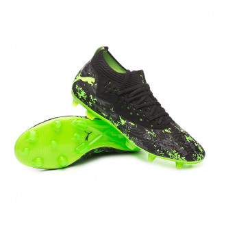 Bota  Puma Future 19.2 Netfit FG/AG Puma black-Charcoal gray-Green gecko