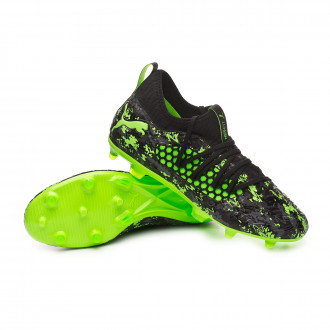 Bota  Puma Future 19.3 Netfit FG/AG Puma black-Charcoal gray-Green gecko