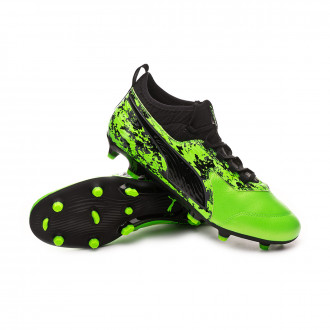 Bota  Puma One 19.3 FG/AG Green gecko-Puma black-Charcoal gray
