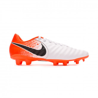 Chuteira Nike Tiempo Legend VII Academy FG White-Black-Hyper crimson