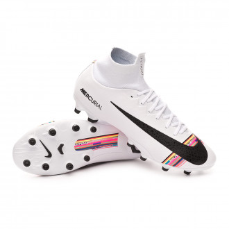 Chuteira  Nike Mercurial Superfly VI LVL UP Pro AG-Pro Pure platinum-Black-White