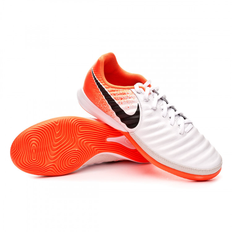 Futsal Boot Nike Tiempo LegendX VII Pro IC White-Black-Hyper crimson -  Football store Fútbol Emotion