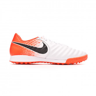Sapatilhas Nike Tiempo LegendX VII Academy Turf Crianças White-Black-Hyper crimson