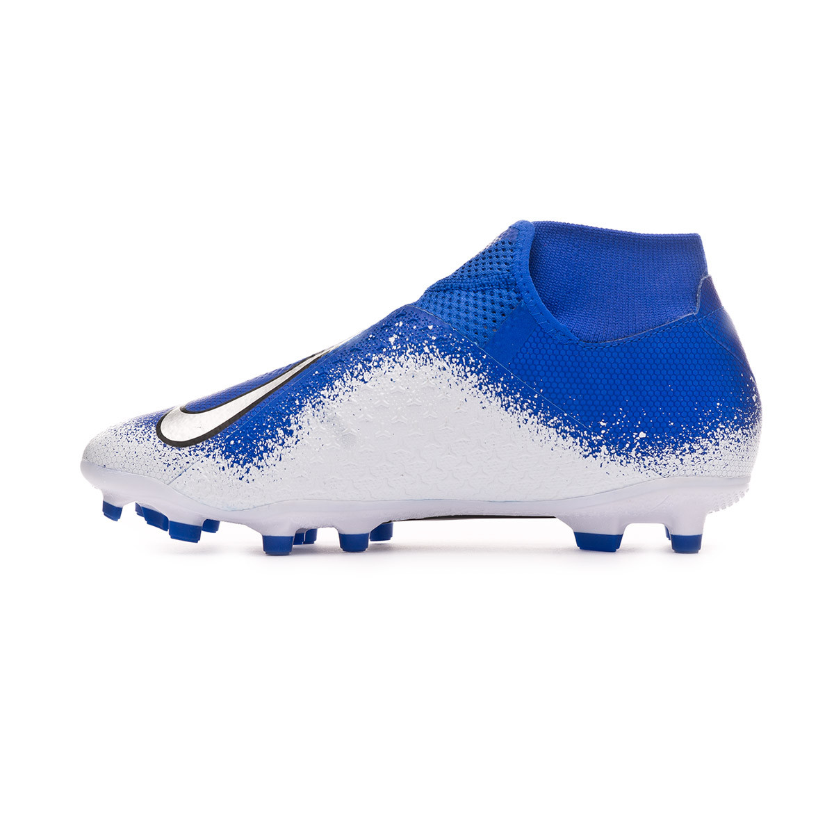 nike phantom vision blue and white