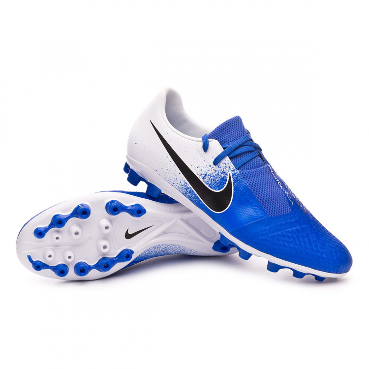 nike phantom azul y blanco