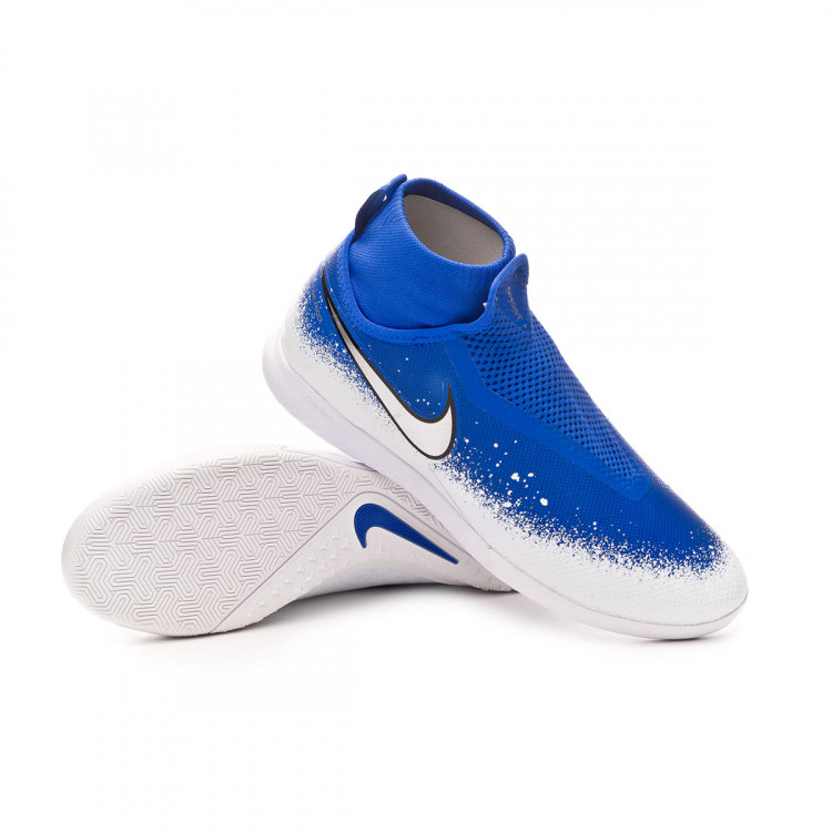 Zapatilla Nike React Phantom Vision Pro DF IC Racer blue-Chrome-White -  Tienda de fútbol Fútbol Emotion