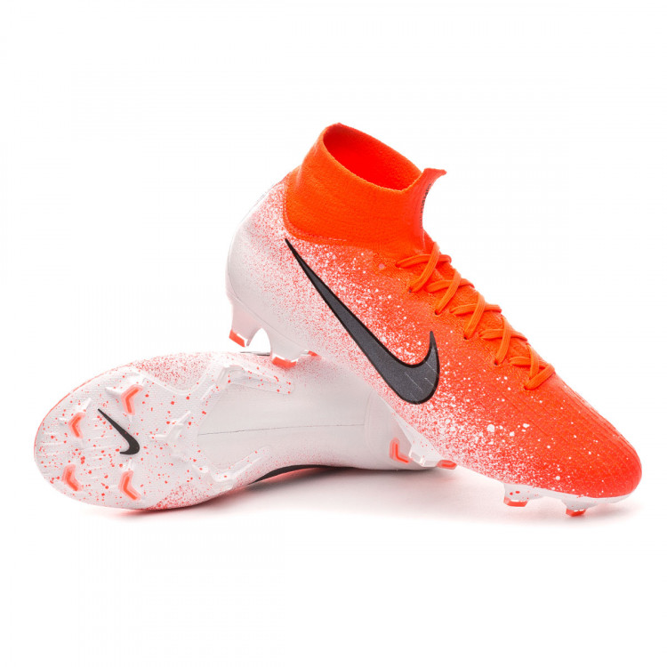 Football Boots Nike Mercurial Superfly VI Elite FG Hyper  crimson-Black-White - Football store Fútbol Emotion