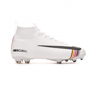 Chuteira Nike Mercurial Superfly VI Elite CR7 FG Crianças White-Black-Pure platinum